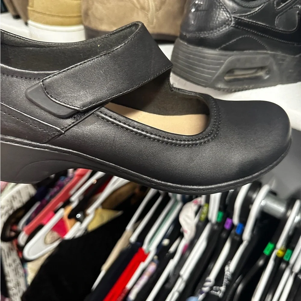 Clarks Black Mules Comfortable Clogs Shoes Size 9.5 - Picture 5 of 5